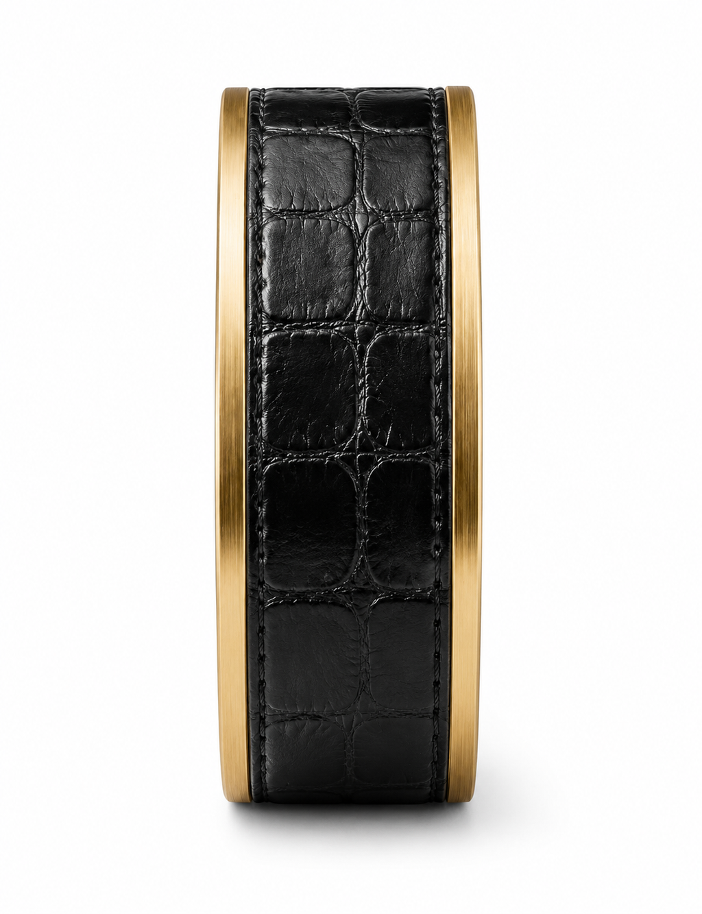 Noir Crocodile Cuff