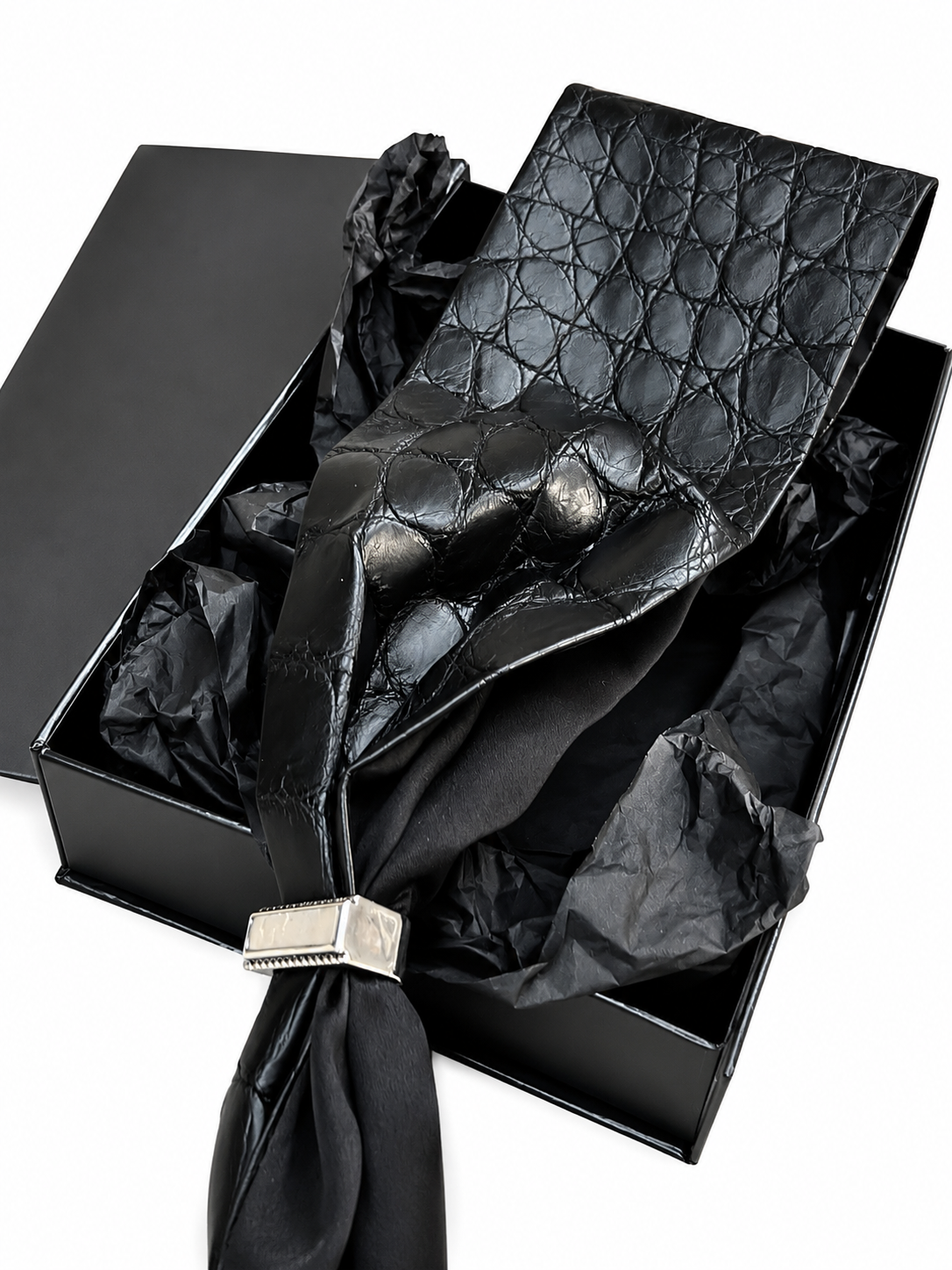 NOIRE CROCODILE  BANDANA